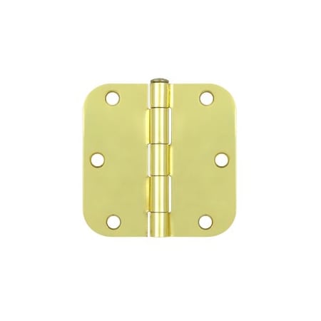 Deltana S35R53 5/8 Radius Hinge Polished Brass, 10PK S35R53-XCP10